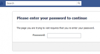 Will Facebook Ever Request My Password?
