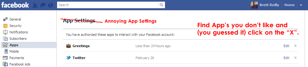 how to remove facebook apps1