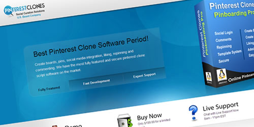 1 pinterest clone software