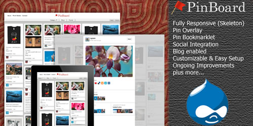 drupal pinterest clone script