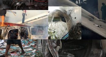 Nigeria Plane Crash : Pictures & Videos of Wreckage