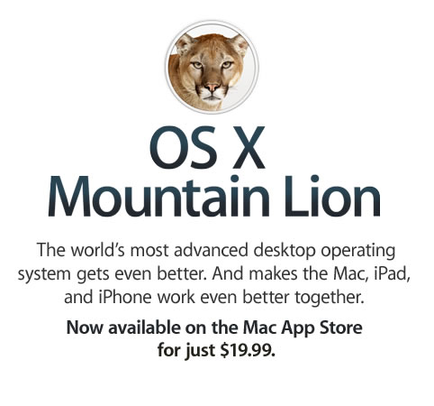 Mac OS X Mountain Lion