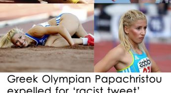 Racist Tweet : Greek Triple Jumper Expelled From Olympics