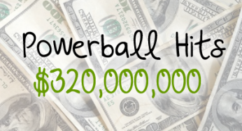 The 4th Largest Powerball Jackpot Ever Hits 320 Million