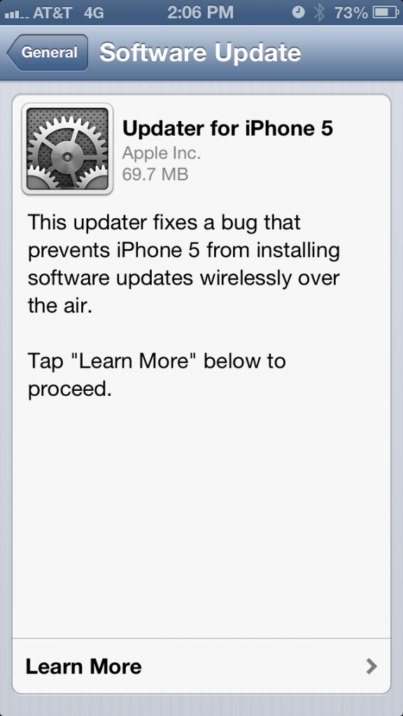 iphone 5 wi fi update bug fix