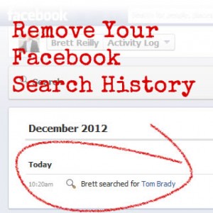 clear search history fb