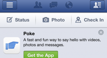 Facebook Releases New ‘Poke’ App