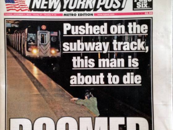 new york post subway accident