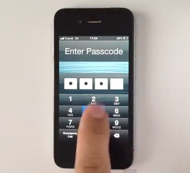 bypass passcode lock iphone