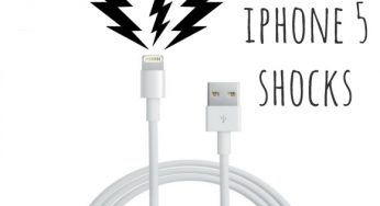 A woman dies after being electrocuted when using iPhone 5