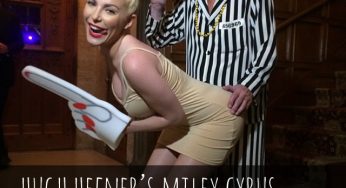 Hugh Hefner’s Miley Cyrus / Robin Thicke Costume – Following Halloween Trends
