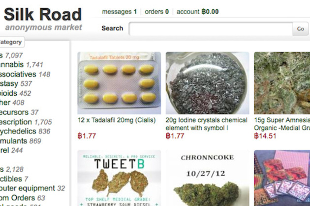 silk road drug website picture