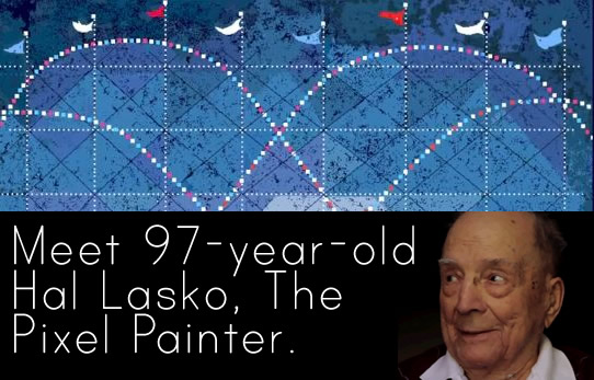 pixel painter 93 years old