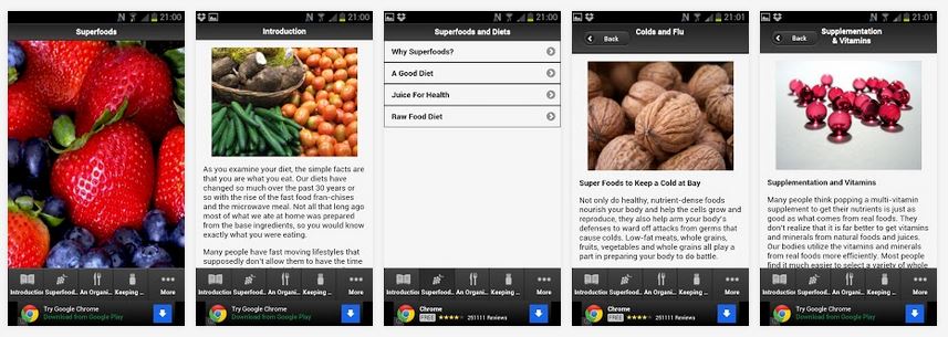 superfoods-android-health-app