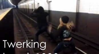 Two Women Shoot Twerking Video On Subway Tracks