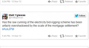 JPMorgan’s Twitter Question-Answer Session Ends in Humiliation