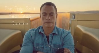 Jean-Claude Van Damme Does an Epic Split Between Two Trucks