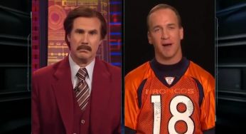 Ron Burgundy Peyton Manning Interview {Video}