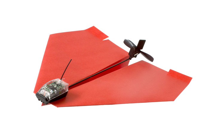 phone powered paper airplane