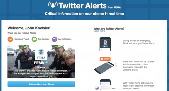 Signing Up for Emergency Alerts Now Easier on Twitter