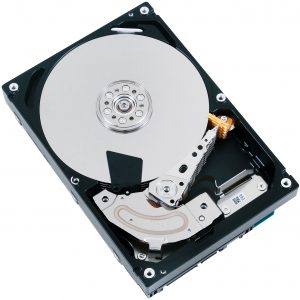 hard drive parts view