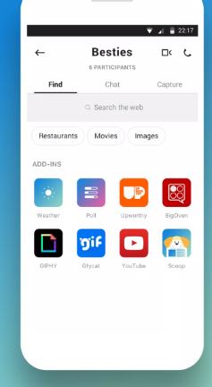 skype snapchat redesign