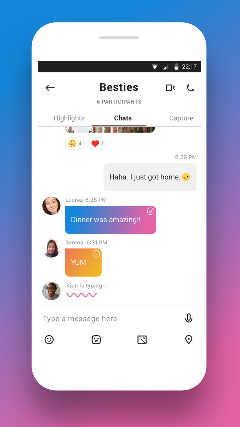 skype snapchat redesign