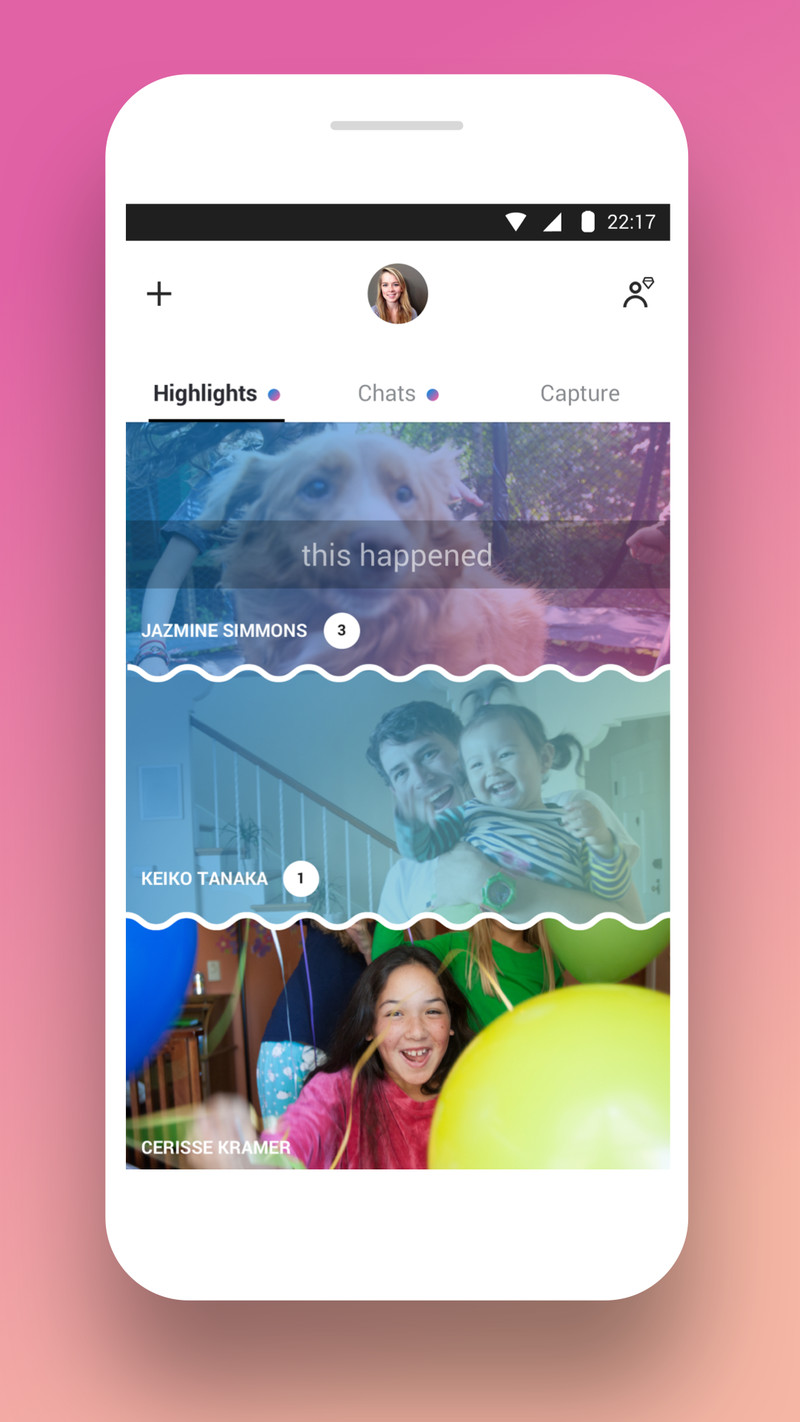 Skype Snapchat Redesign