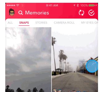 upload videos to snapchat from camera roll 1