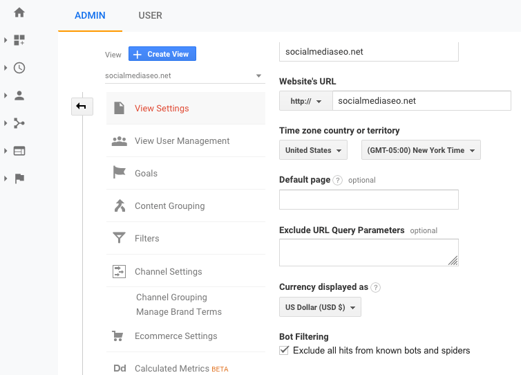 exclude robots from google analytics