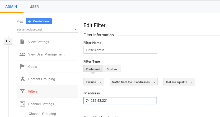 exclude yourself from google analytics