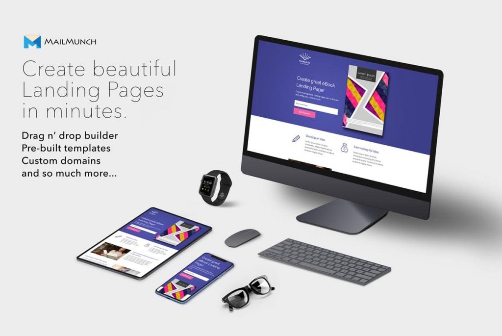 mailmunch landing page