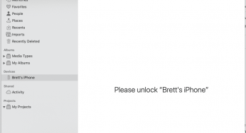 Apple Photos App Prompts “Please unlock iPhone” Even Though Phone is Unlocked Already