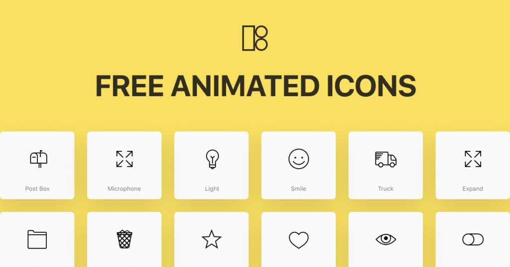 22 web design tools Animated web design tools Icons