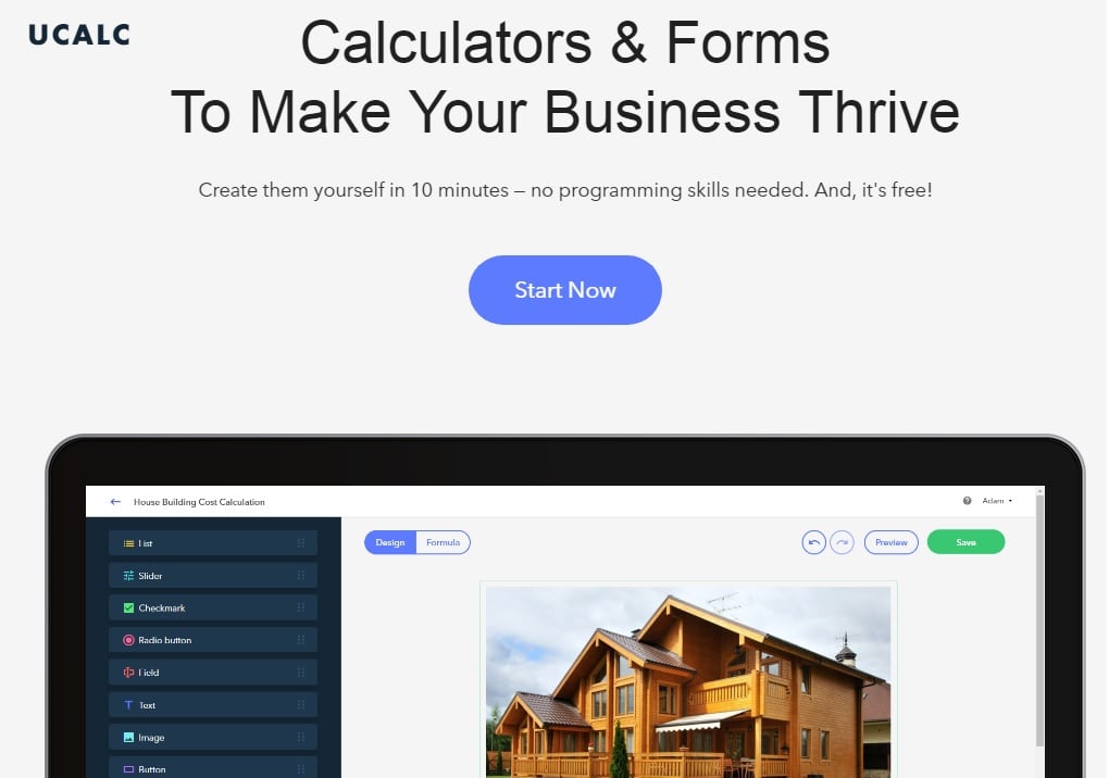 25 web design tools uCalc