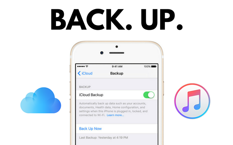 how to backup your iphone